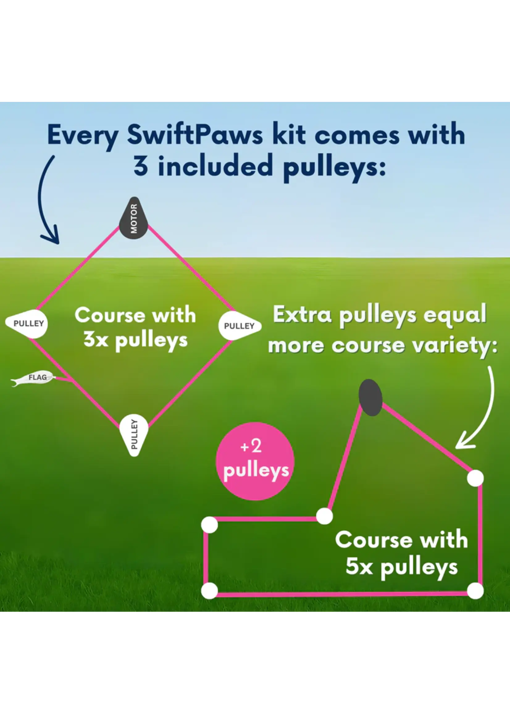 Swift Paws Swift Paws Chase! Pulley Pack