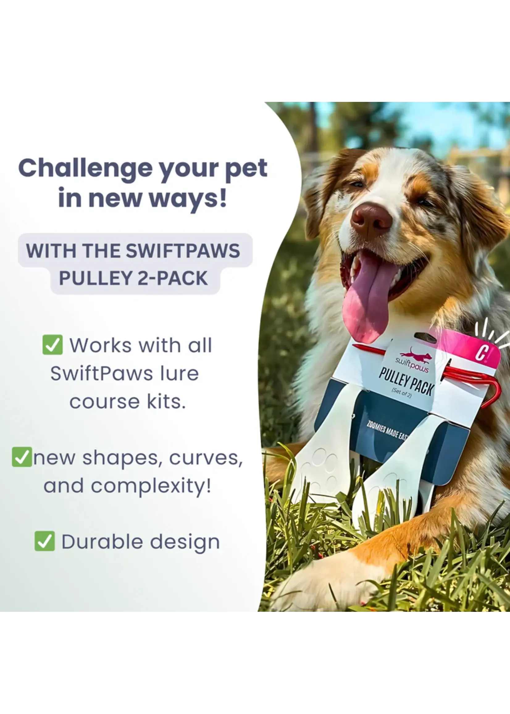 Swift Paws Swift Paws Chase! Pulley Pack