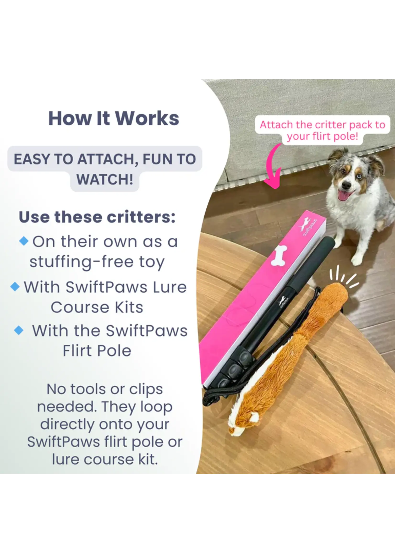 Swift Paws Critter Pack 3pack