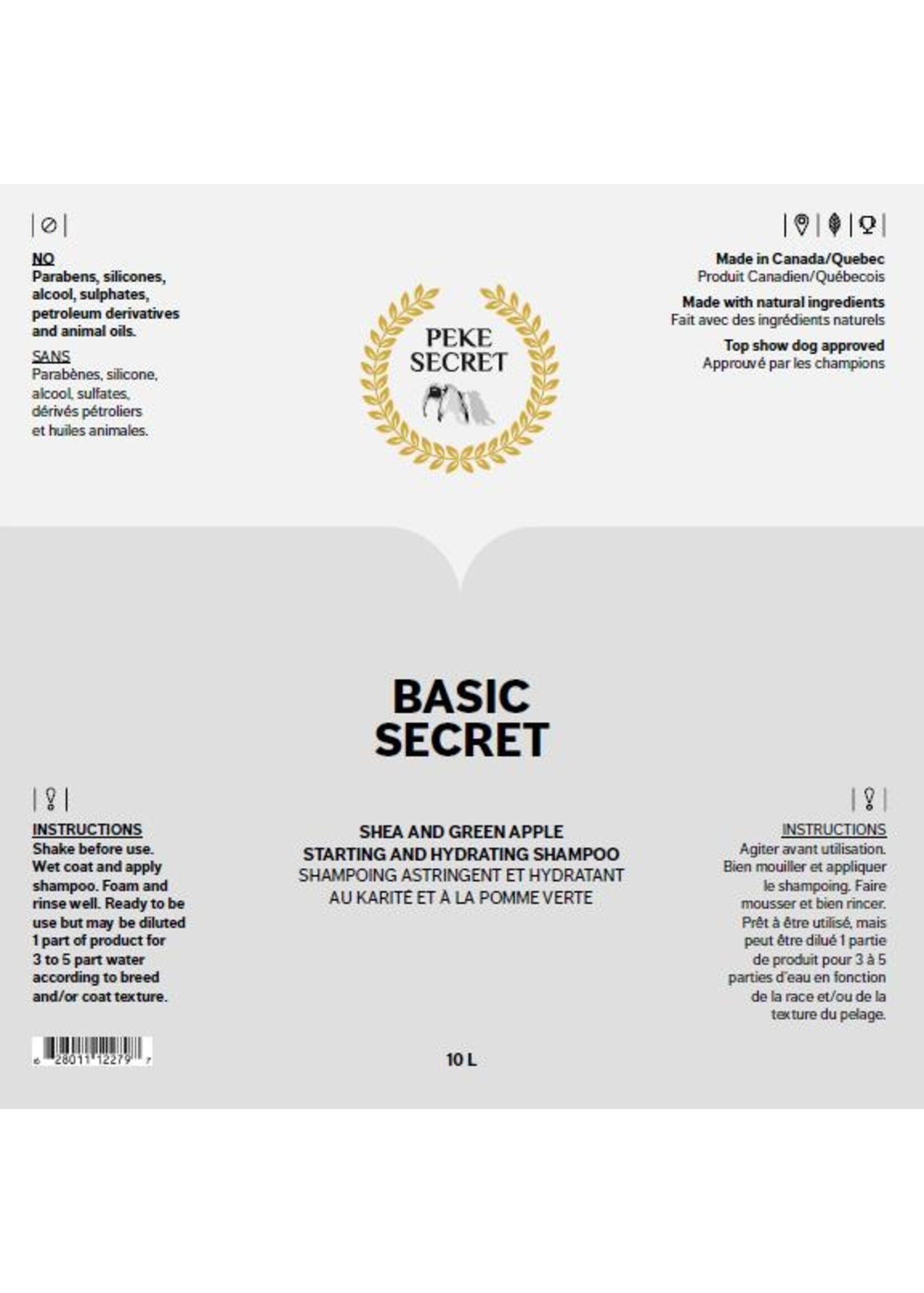 Peke Secret Peke Secret Basic Secret 10L