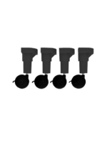 4 Legs 4 Pets 4 Legs 4 Pets Cot Leg Dolly Kit Black