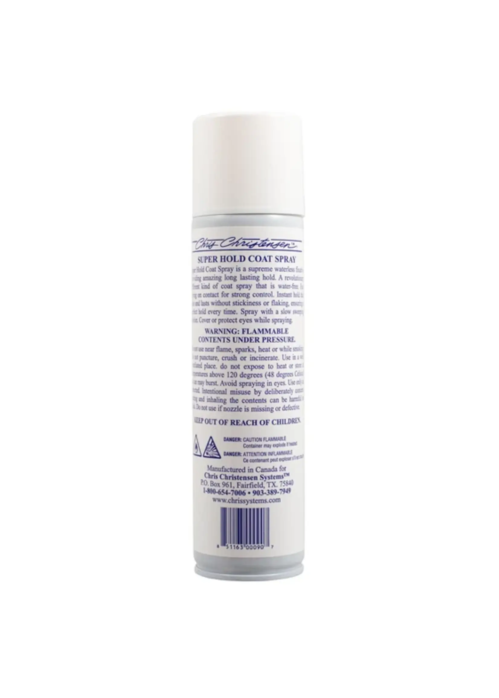 Chris Christensen Super Hold Spray 10oz