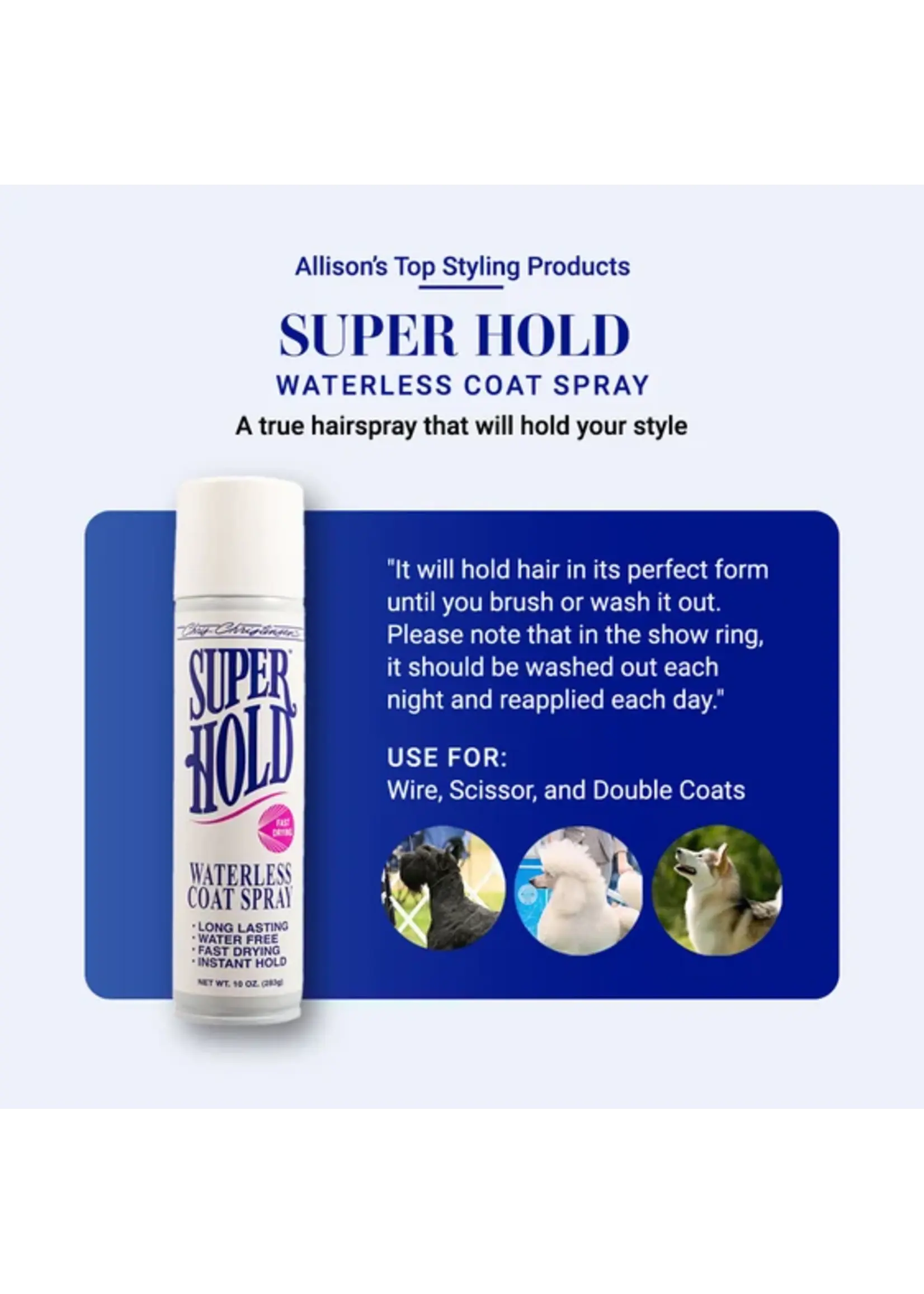 Chris Christensen Super Hold Spray 10oz