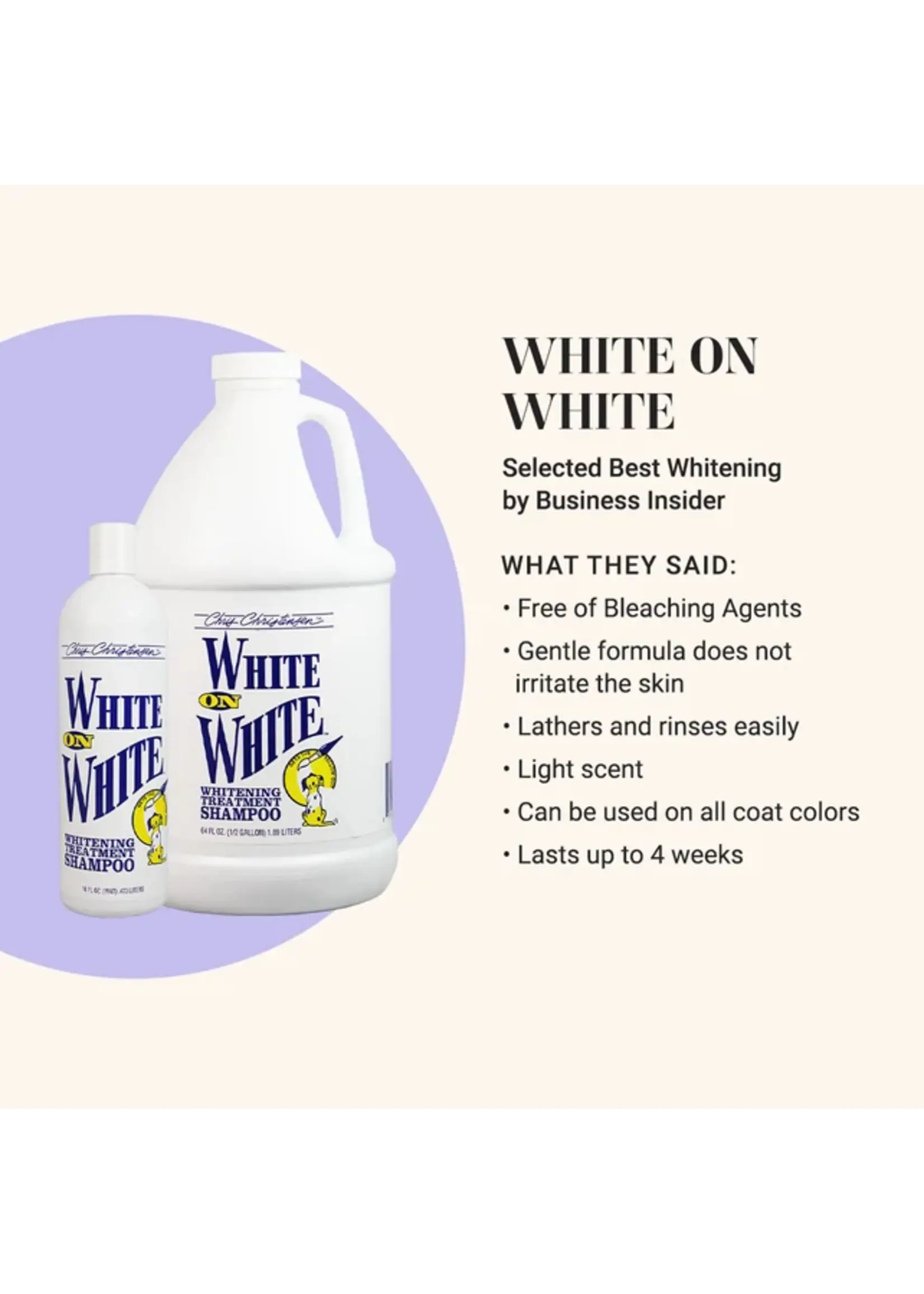 Chris Christensen White on White Shampoo 16oz