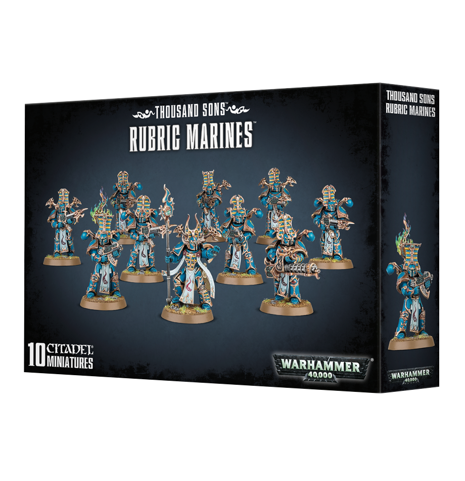 Games Workshop Warhammer 40k - Thousand Sons Rubric Marines