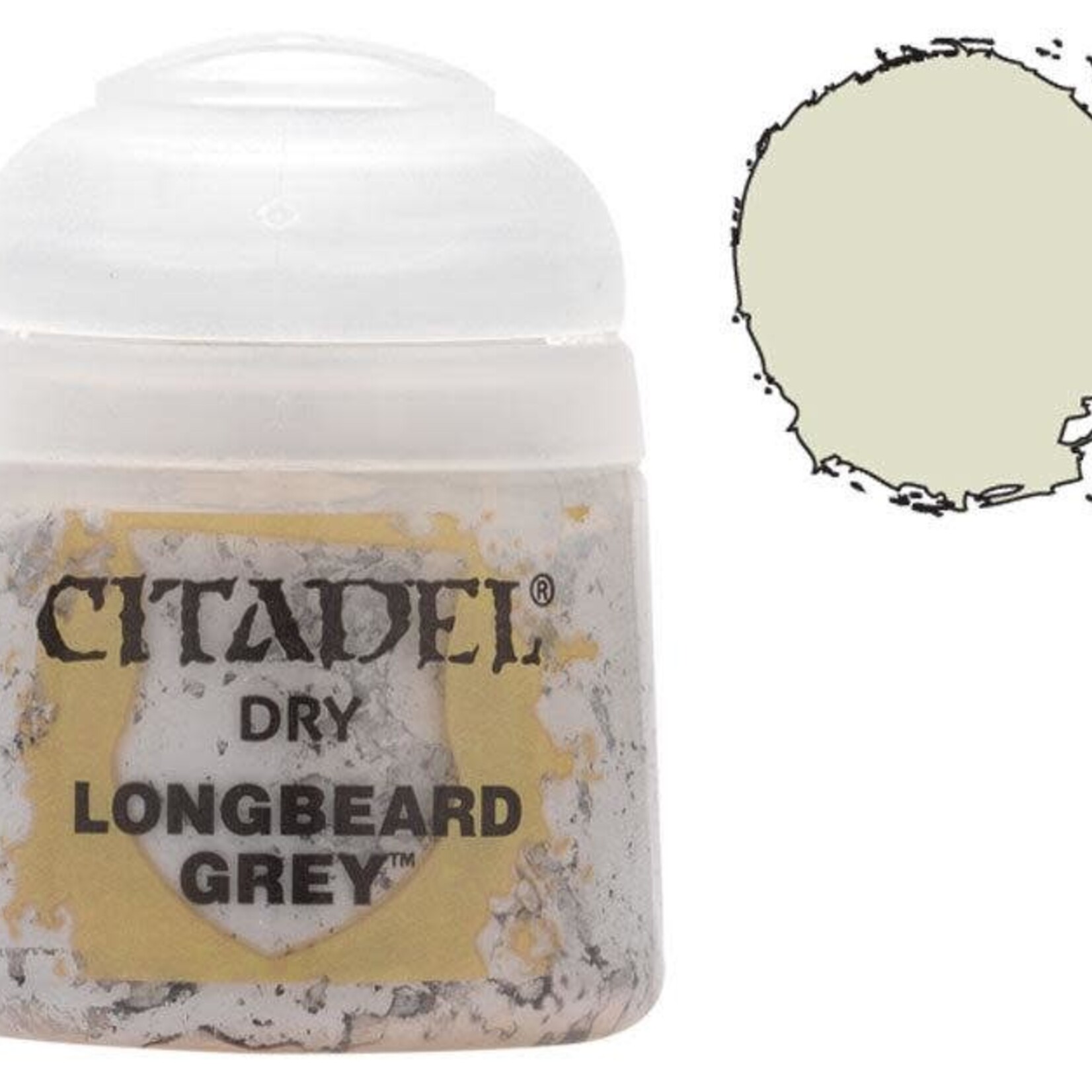 Games Workshop Citadel - Dry - Longbeard Grey