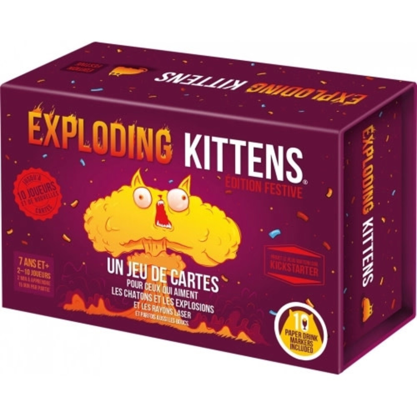 Exploding Kittens - Édition Festive (FR) - Maitre des Jeux