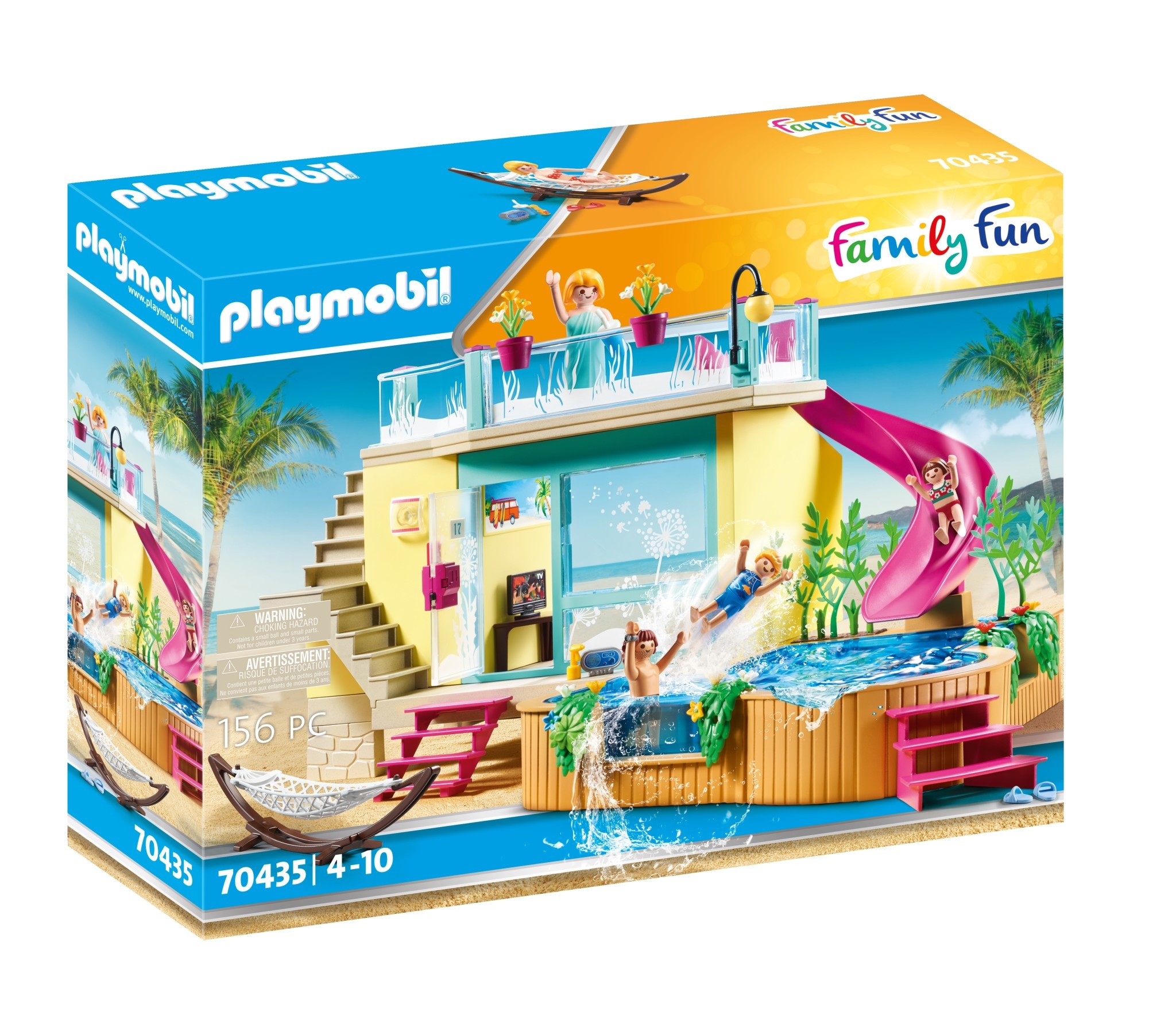 Playmobil Playmobil Family Fun 70435 – Bungalow avec piscine