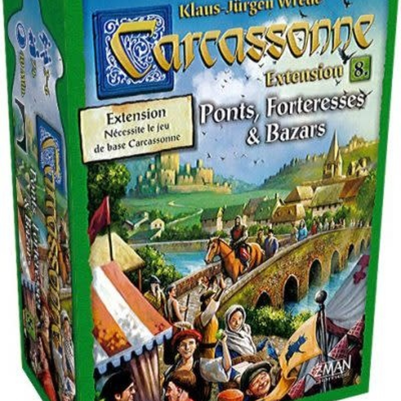 Z-MAN Games Carcassonne /8- Ponts. forteresses & bazars