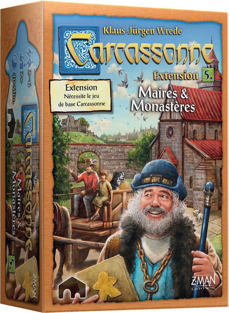 Z-MAN Games Carcassonne 5 - Maire et monasteres