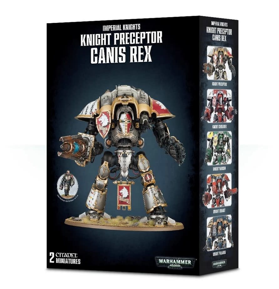 Games Workshop W40K- Imperial Knights Knight Preceptor Canis Rex