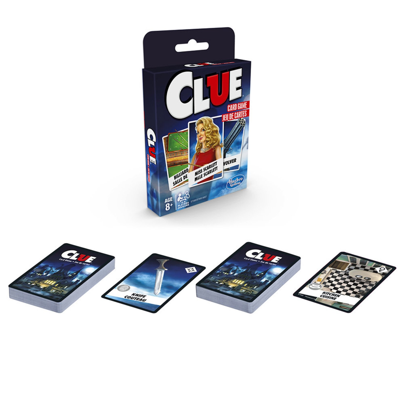 Hasbro Jeu de cartes - Clue