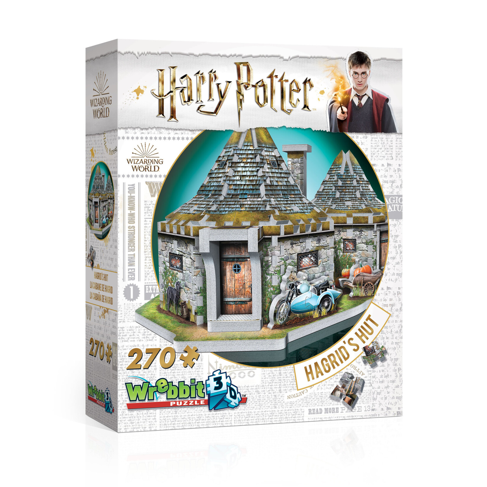 Wrebbit Wrebbit 3D- la cabane de Hagrid 270 pieces