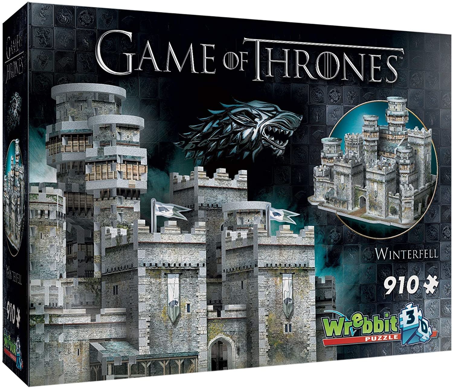 Wrebbit *****Wrebbit 3D-  game of Thrones Winterfell 910 pièces