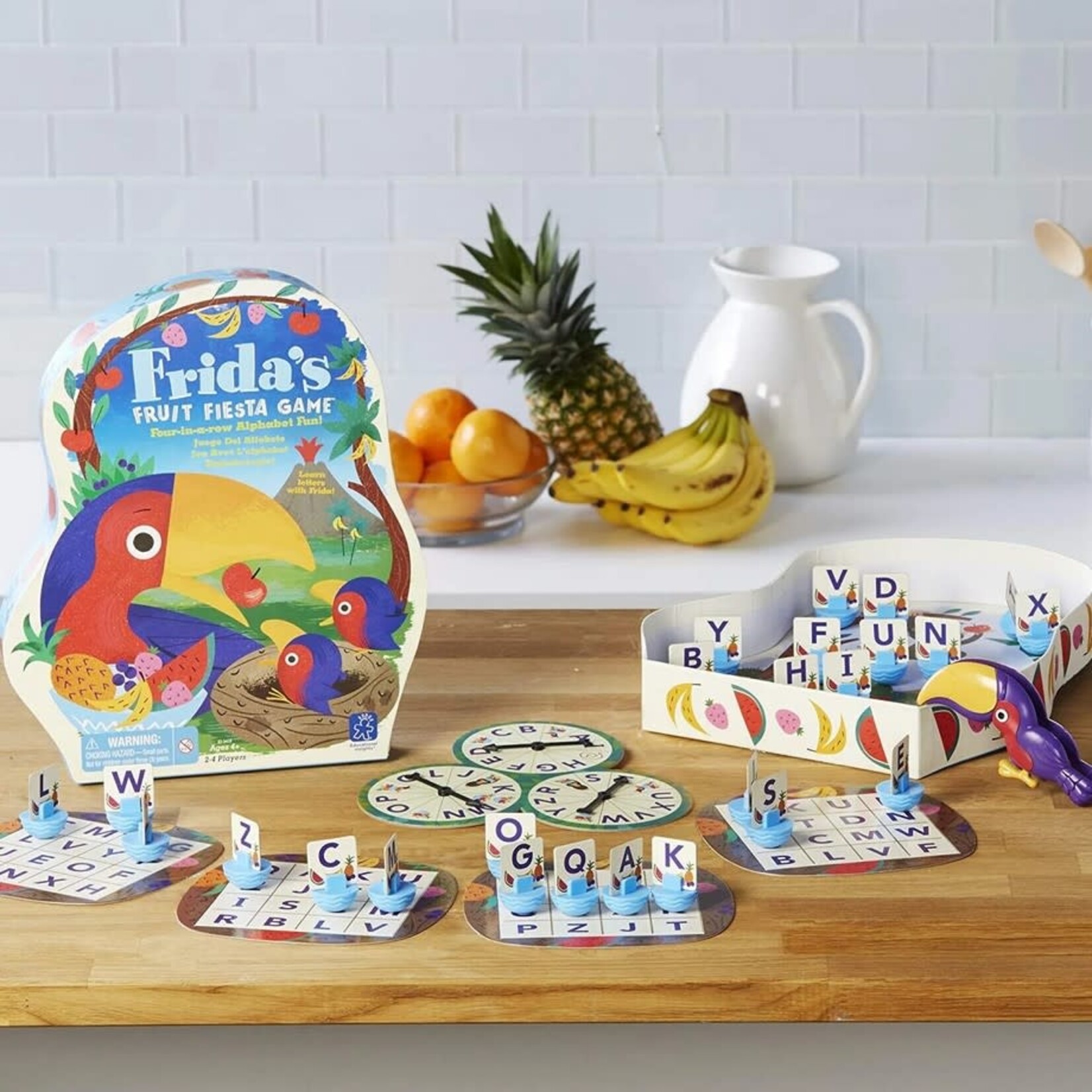 Educational Insights *****Frida's Fruit Fiesta Game (jeu avec l'alphabet)