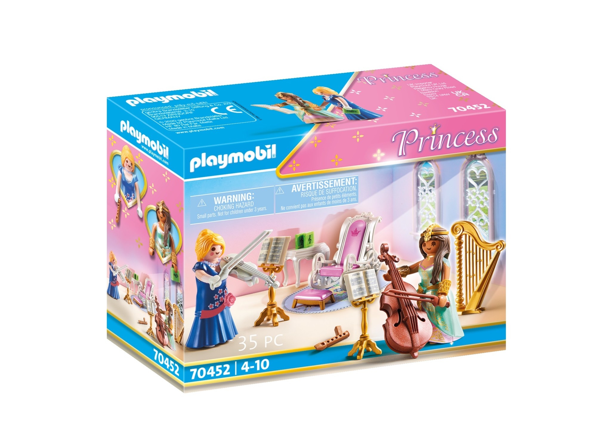 Playmobil Playmobil Princess 70452 – Salle de musique du palais