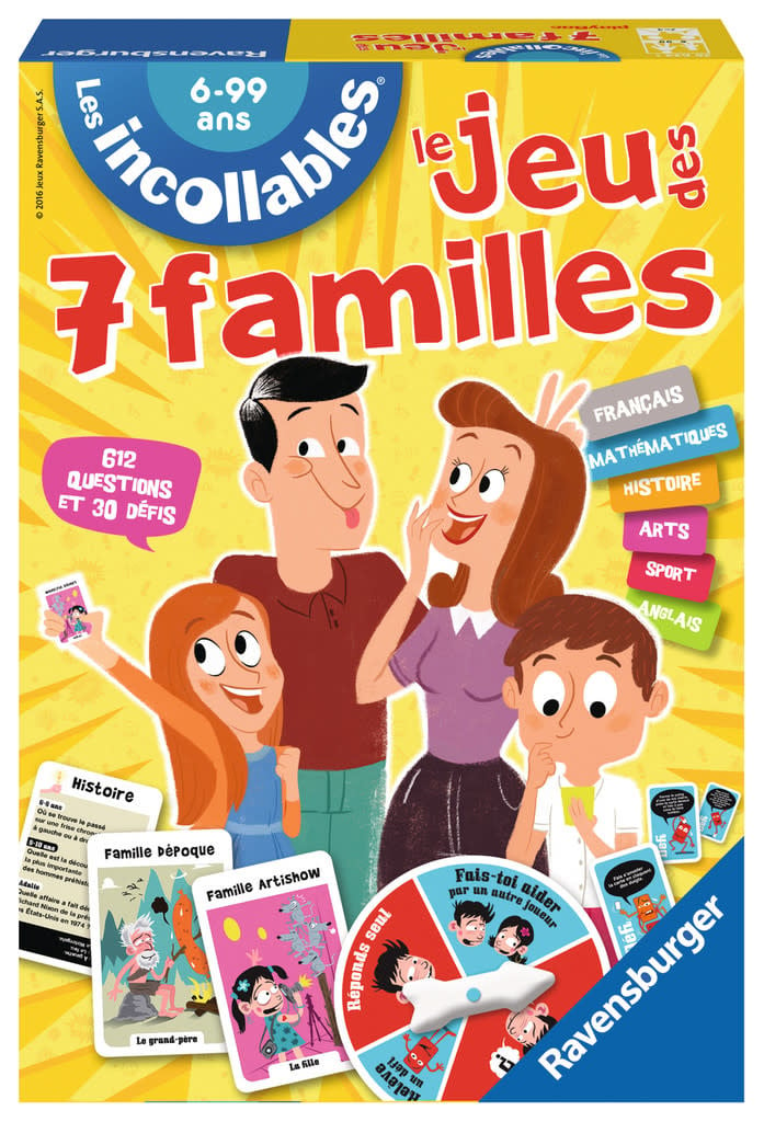 Ravensburger Les Incollables - Le jeu des 7 familles