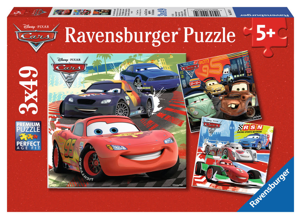 Ravensburger Ravensburger 3x49 : Disney Cars - Course autour du monde