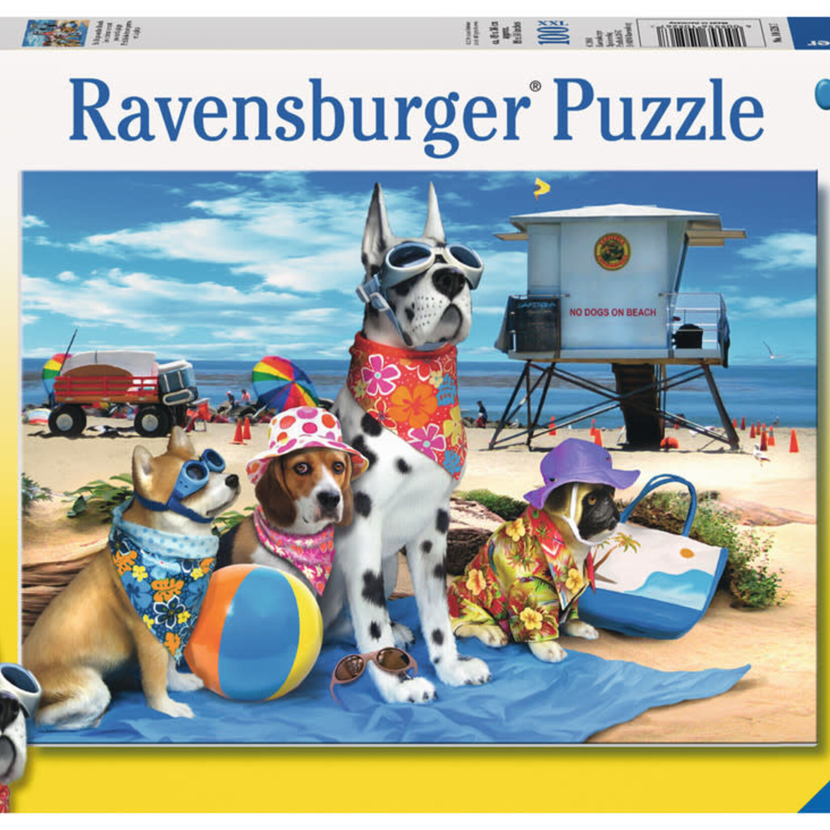 Ravensburger Ravensburger 100XXL : Les chiens ne sont pas sur la plage