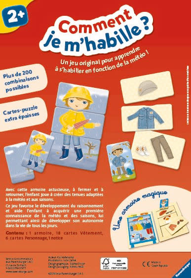 Ravensburger Ravensburger : Comment je m'habille?
