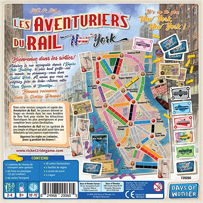 Days of Wonder Les Aventuriers du Rail Express : New-York