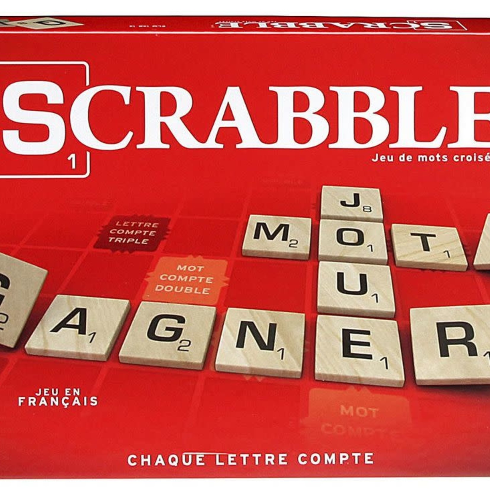 Scrabble version francais, 1 unité – Hasbro : Cadeaux pour tout petits