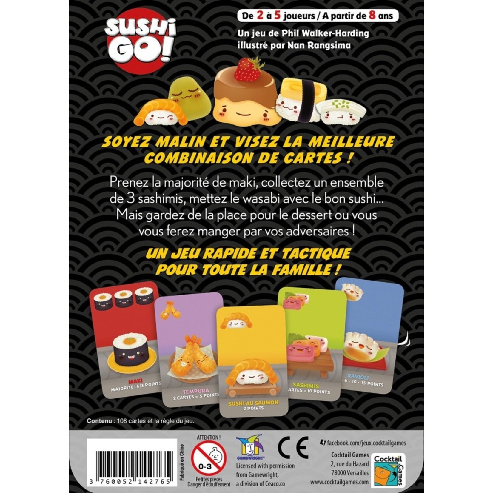 Cocktail Games Sushi Go! (FR)