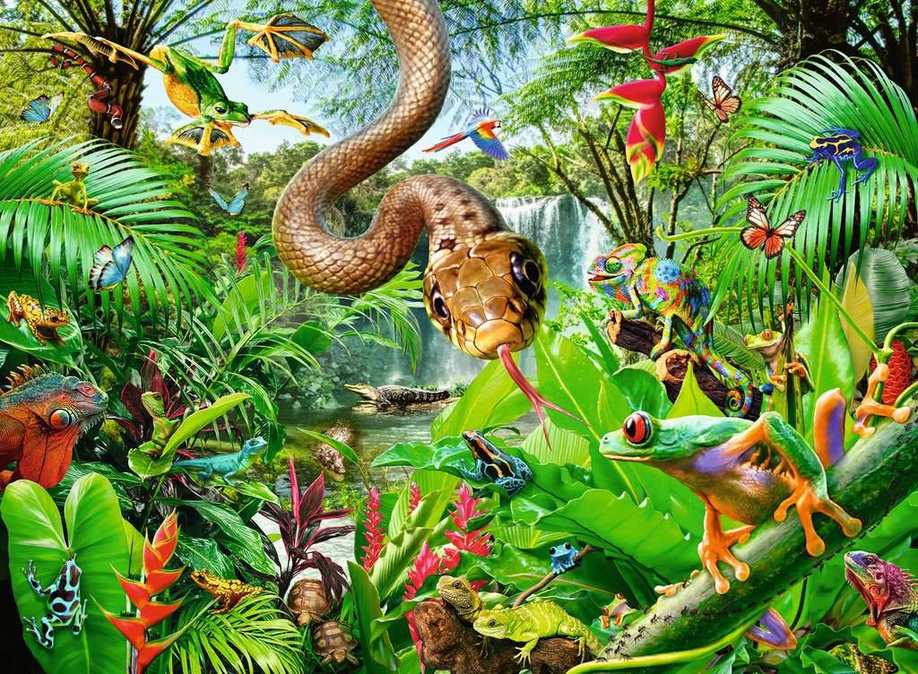 Ravensburger Ravensburger 300XXL : Le parc des reptiles