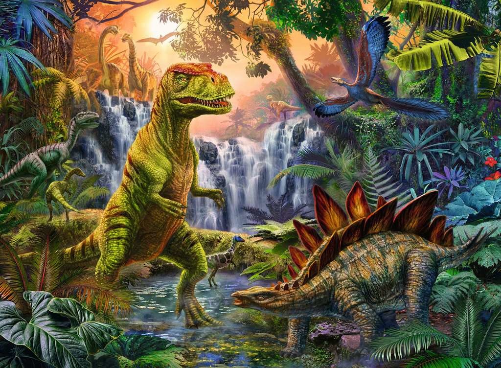 Ravensburger Ravensburger 100XXL : L'oasis des dinosaures