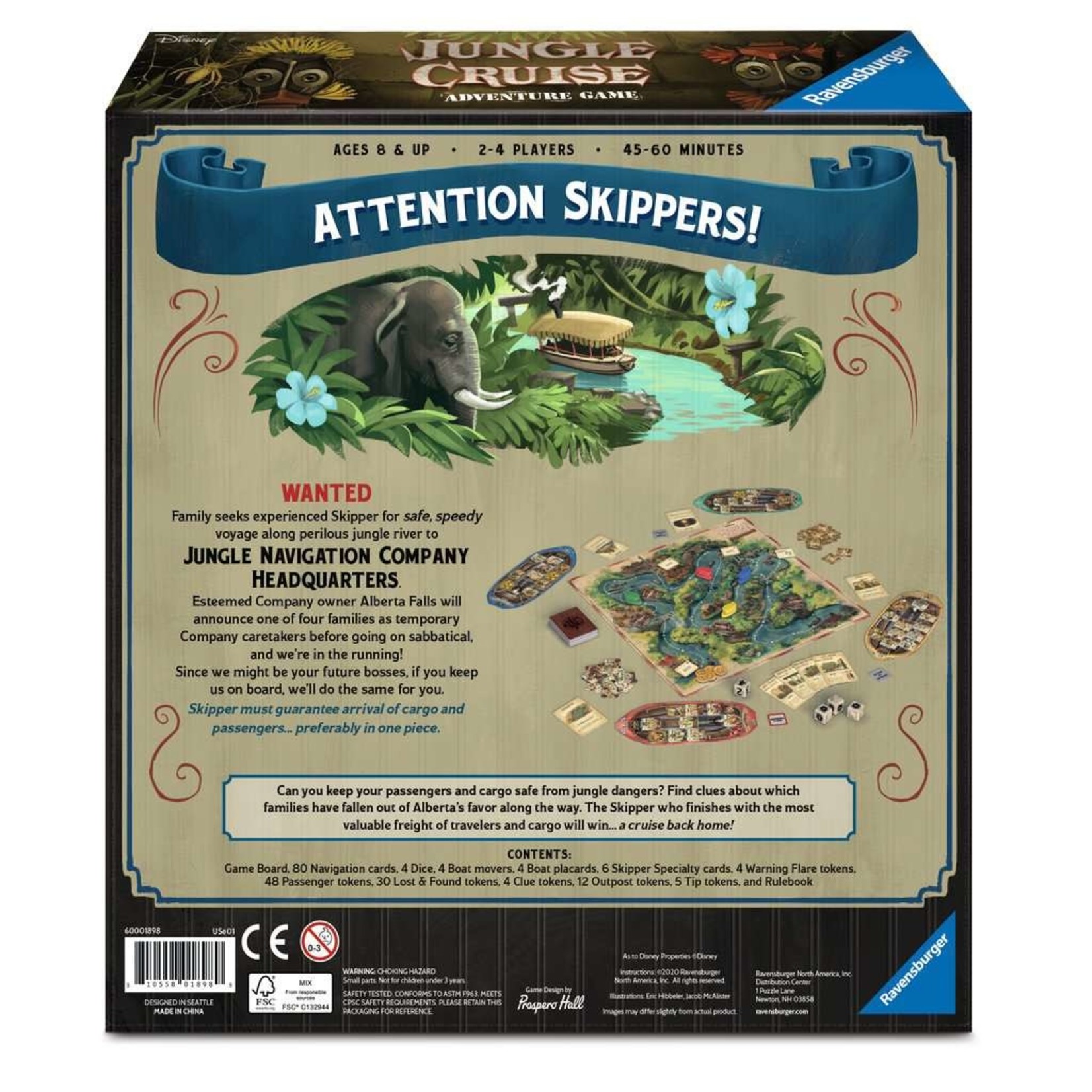 Ravensburger Disney - Jungle Cruise Adventure Game (EN)