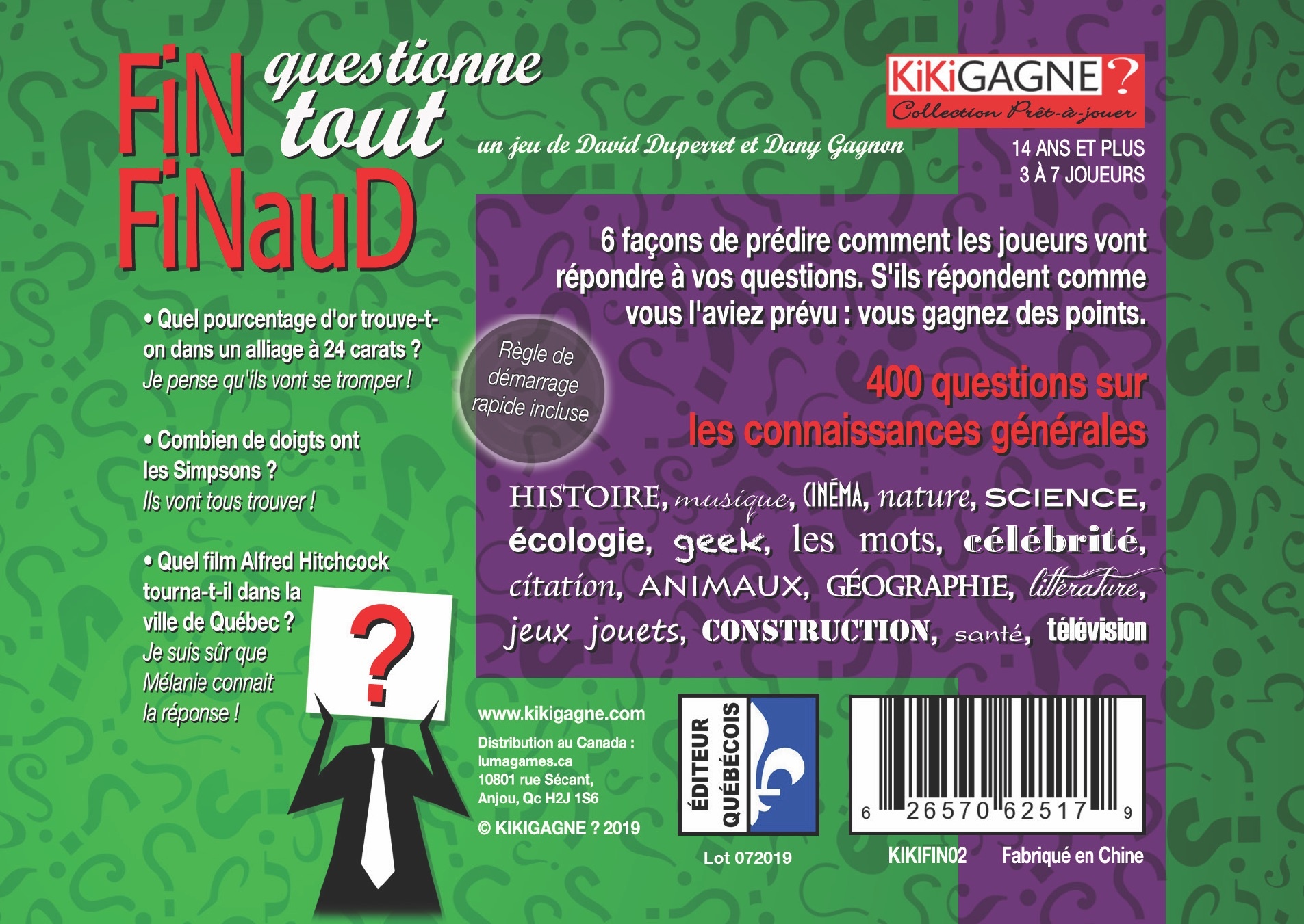 KikiGagne Fin Finaud Questionne Tout