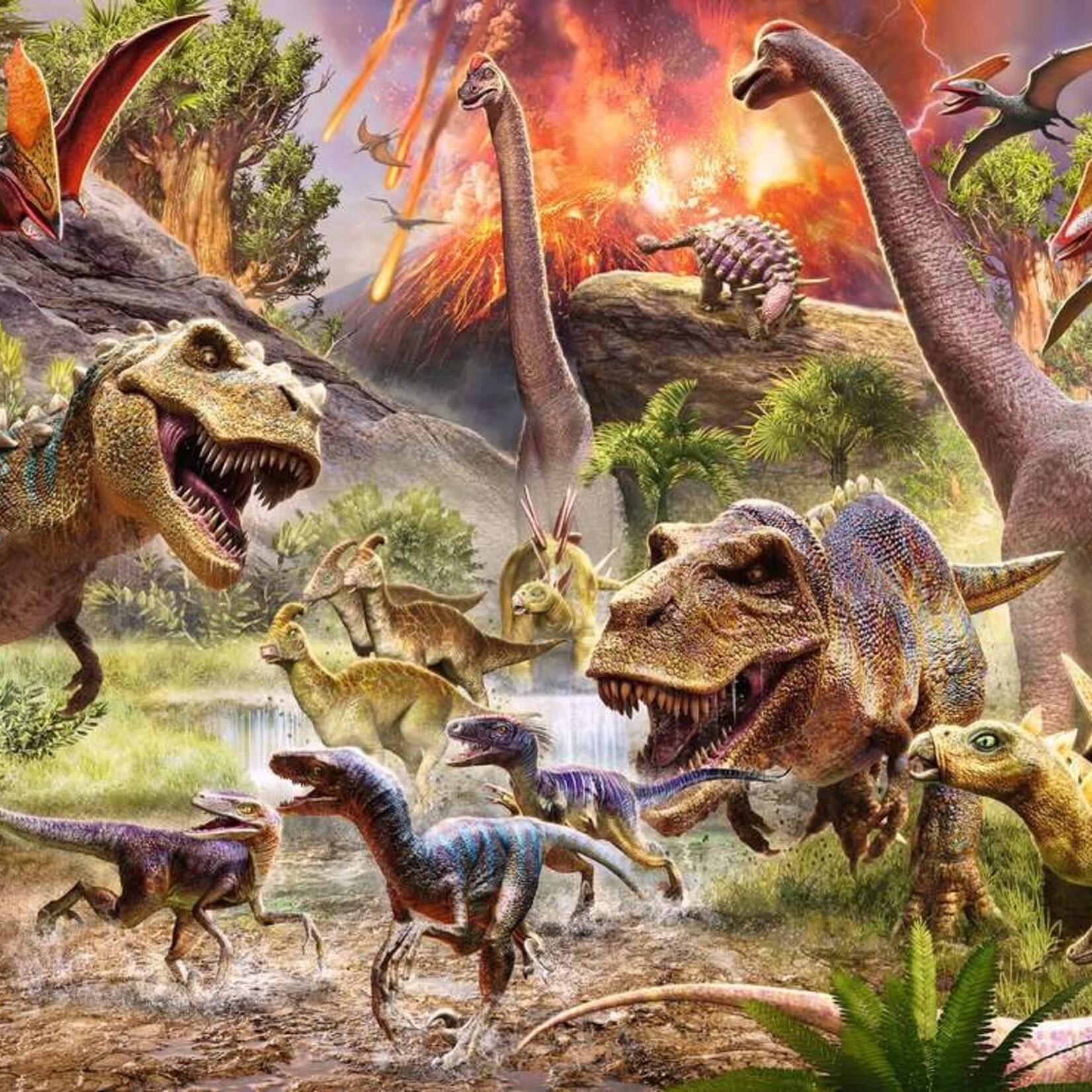 Ravensburger Ravensburger 60 - Bataille des dinosaures