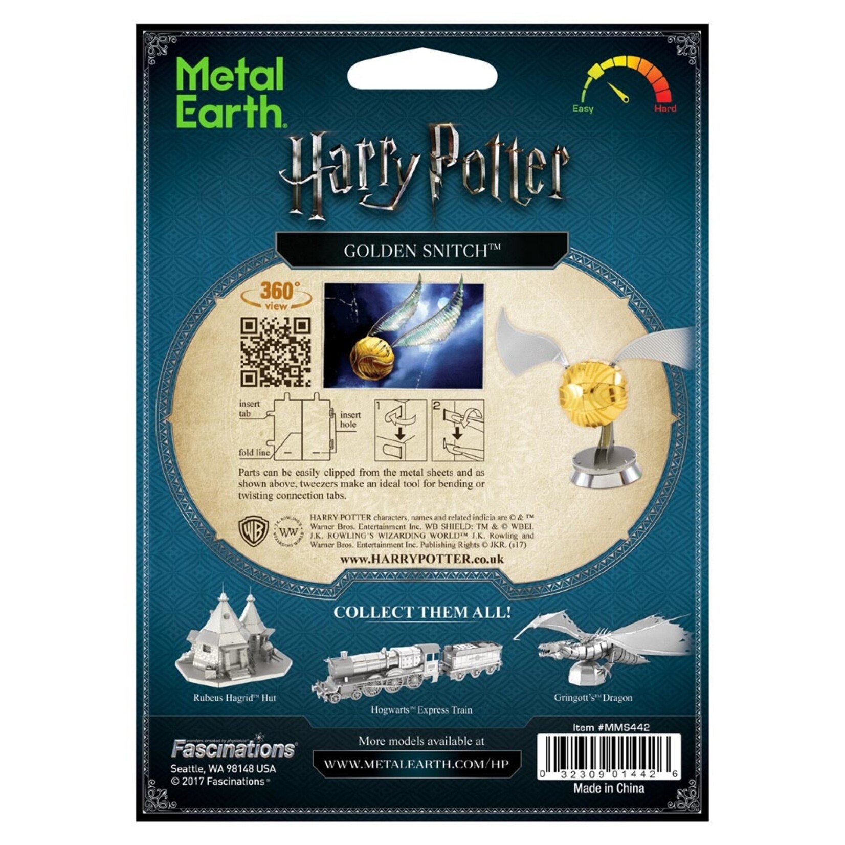 Metal Earth Metal Earth - Harry Potter : Golden Snitch
