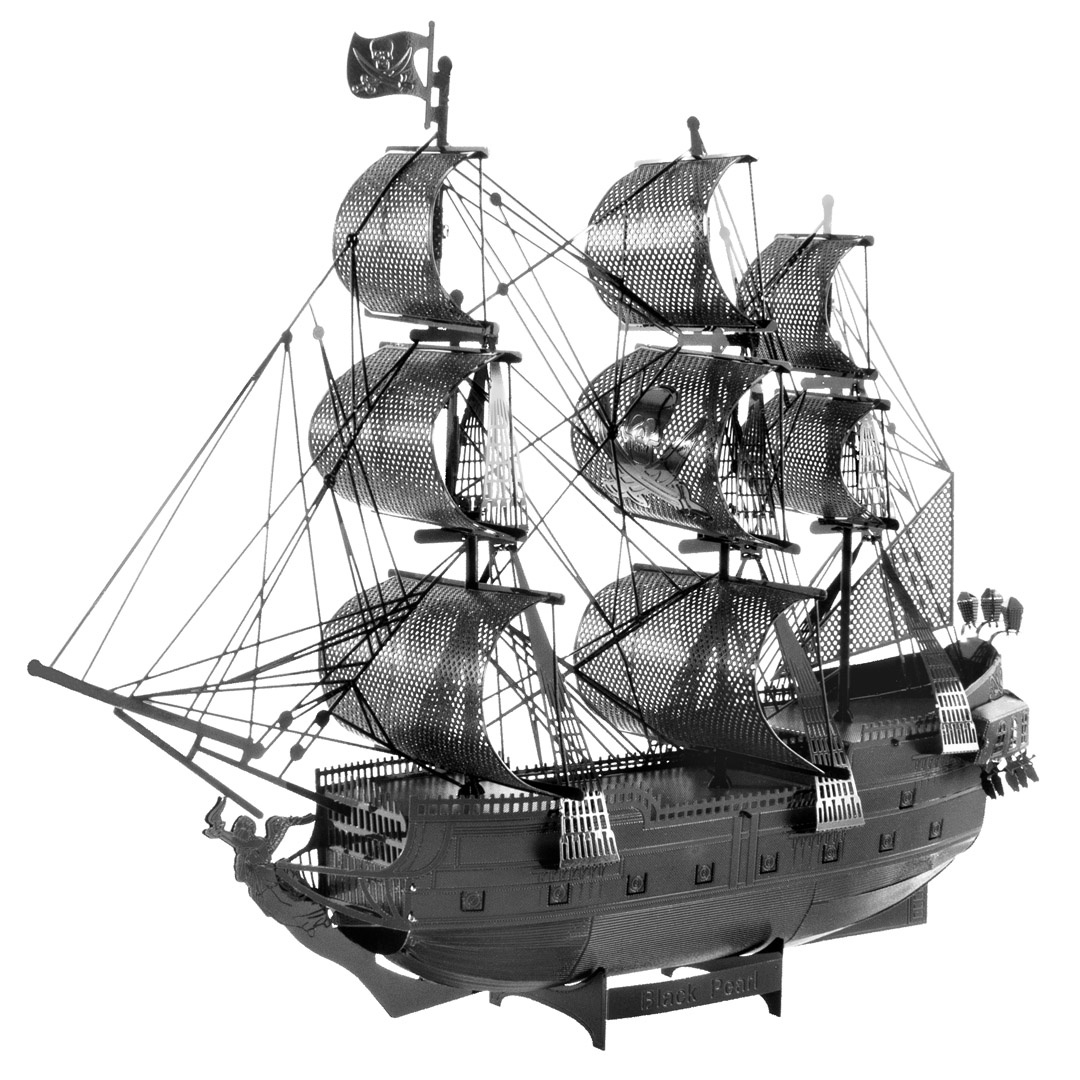 Metal Earth Metal Earth Premium Series - Black Pearl (Black Version)