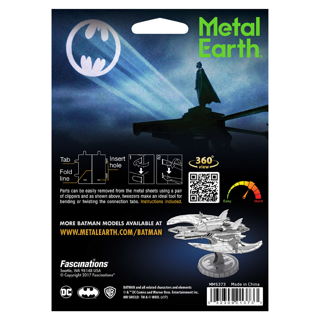 Metal Earth Metal Earth - Batman 1989 : The Batwing