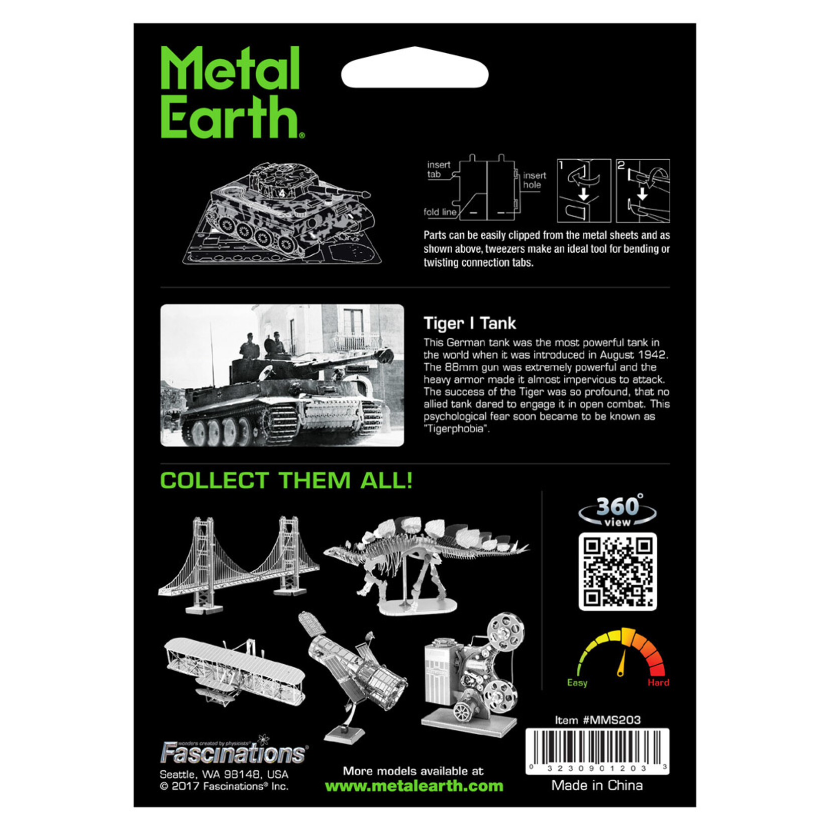 Metal Earth Metal Earth - Tiger I Tank