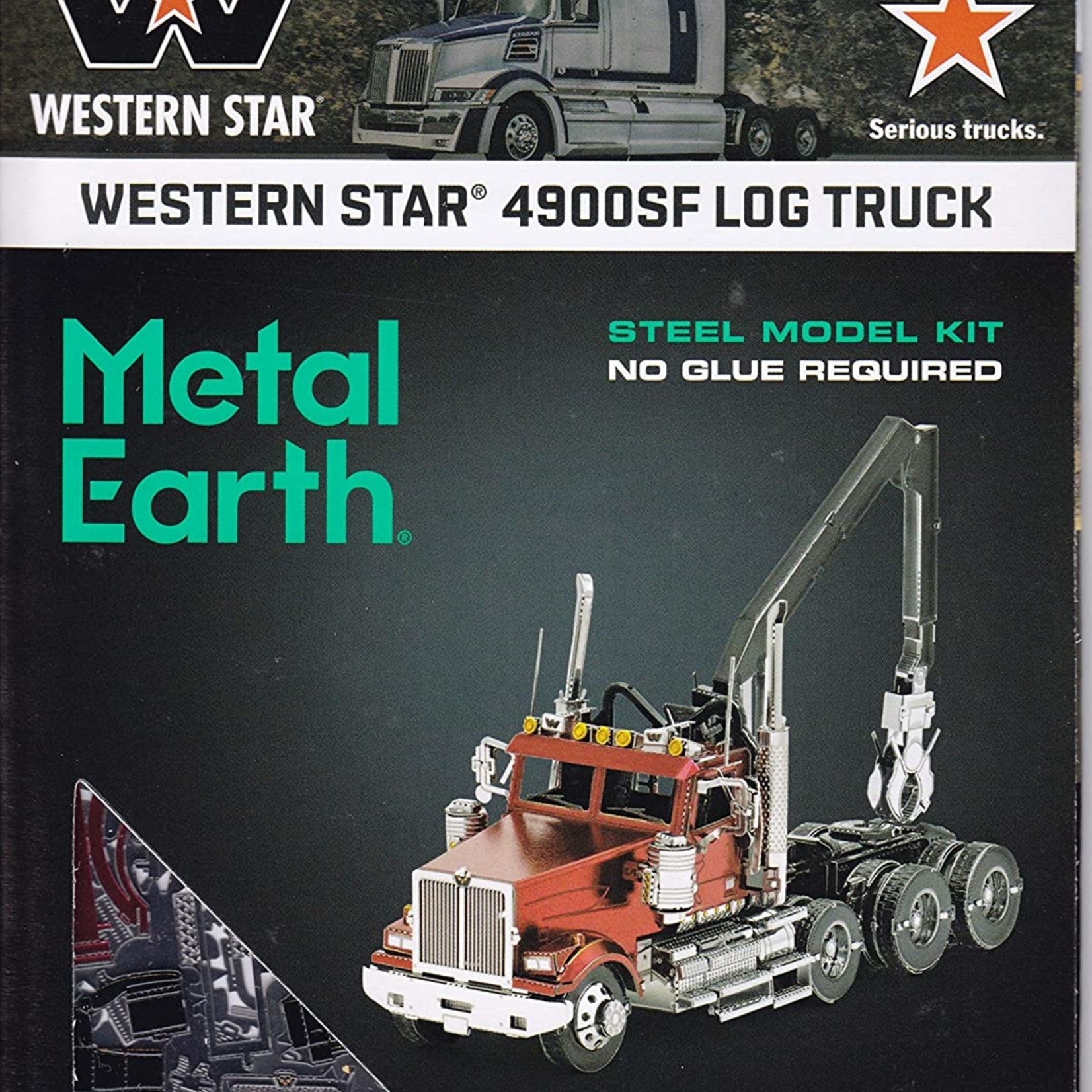 Metal Earth Metal Earth - Western Star : 4900 Log Truck