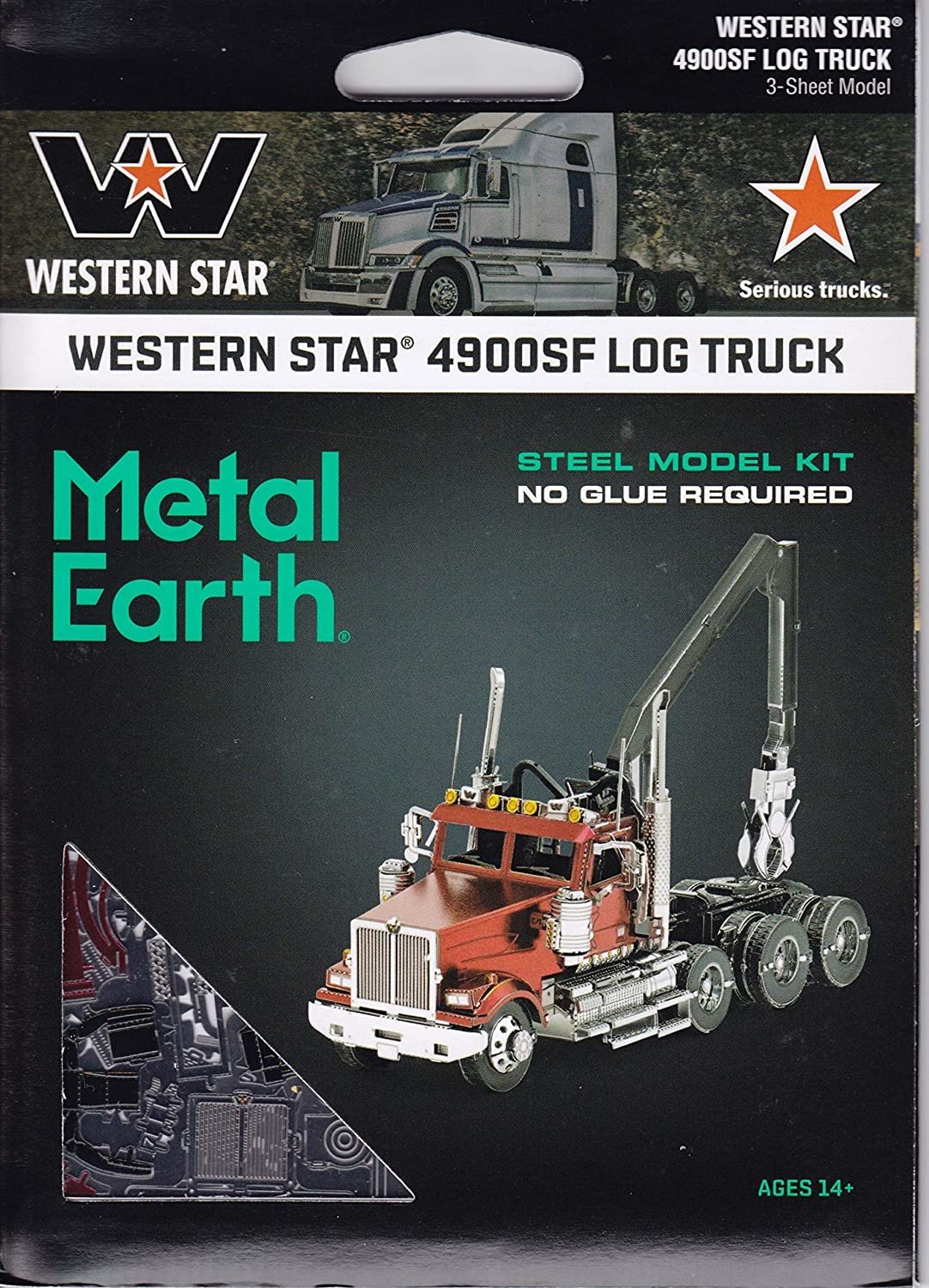 Metal Earth Metal Earth - Western Star : 4900 Log Truck