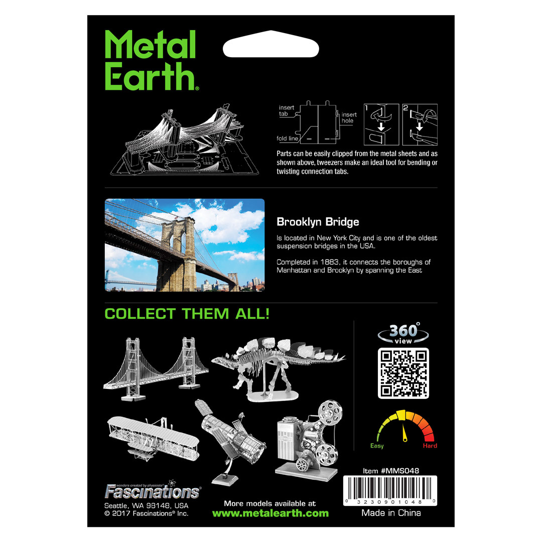Metal Earth Metal Earth - Brooklyn Bridge