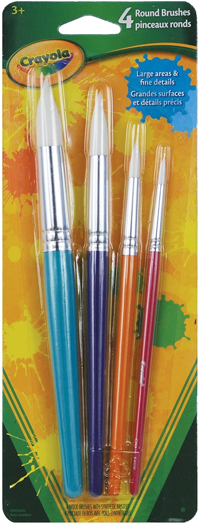 Crayola Crayola - 4 Pinceaux Ronds