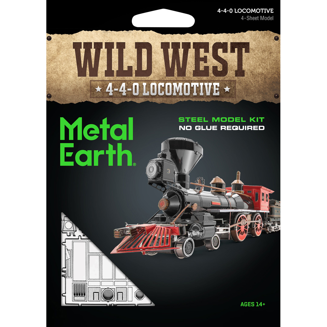 Metal Earth Metal Earth - Wild West 4-4-0 Locomotive