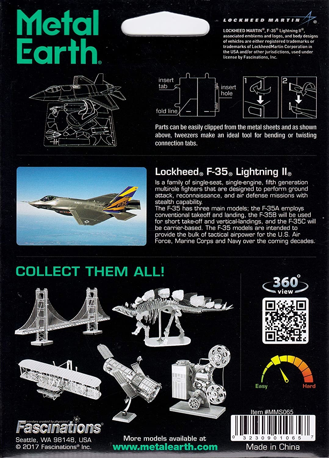 Metal Earth Metal Earth - F-35 Lightning II