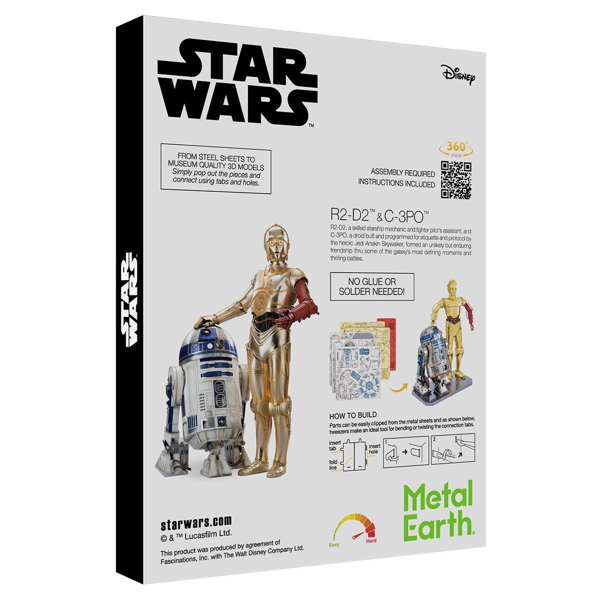Metal Earth Metal Earth - Star Wars : C-3PO & R2-D2