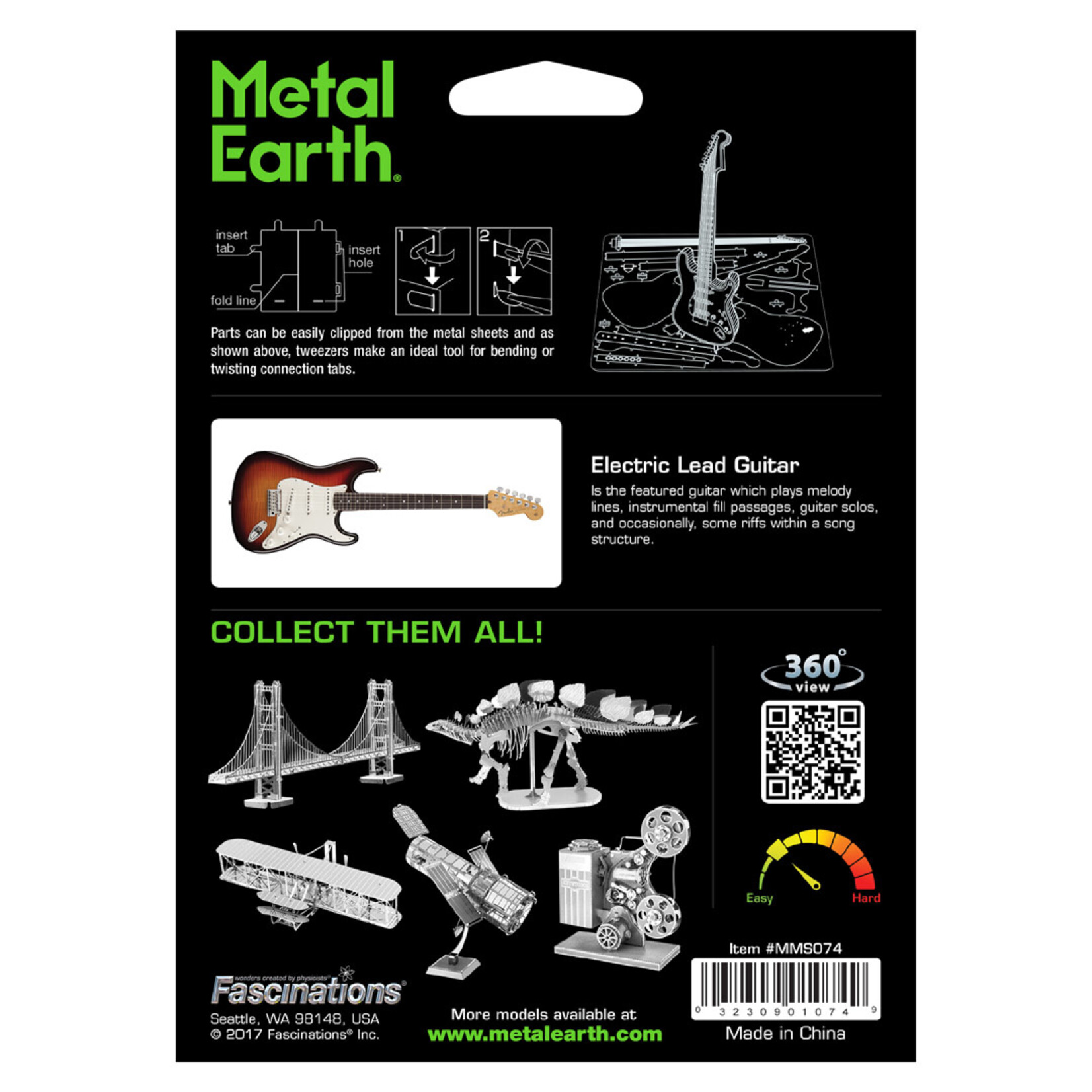 Metal Earth Metal Earth - Electric Lead Guitar