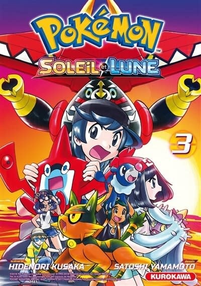 Kurokawa Manga - Pokémon Soleil et Lune Tome 03