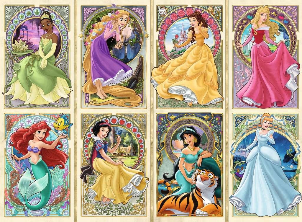 Ravensburger Ravensburger 1000 - Disney Princesses : Art Nouveau