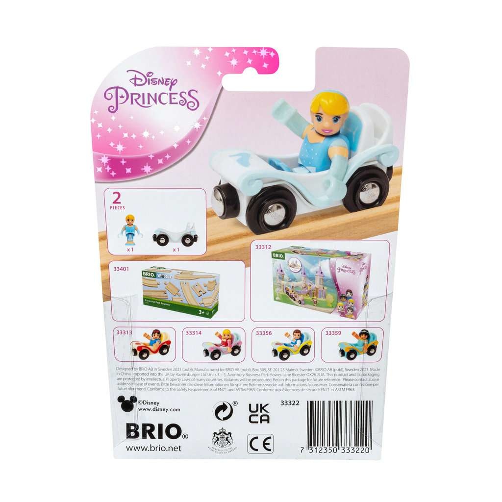 Brio Brio - Disney Princesses : Cendrillon et wagon