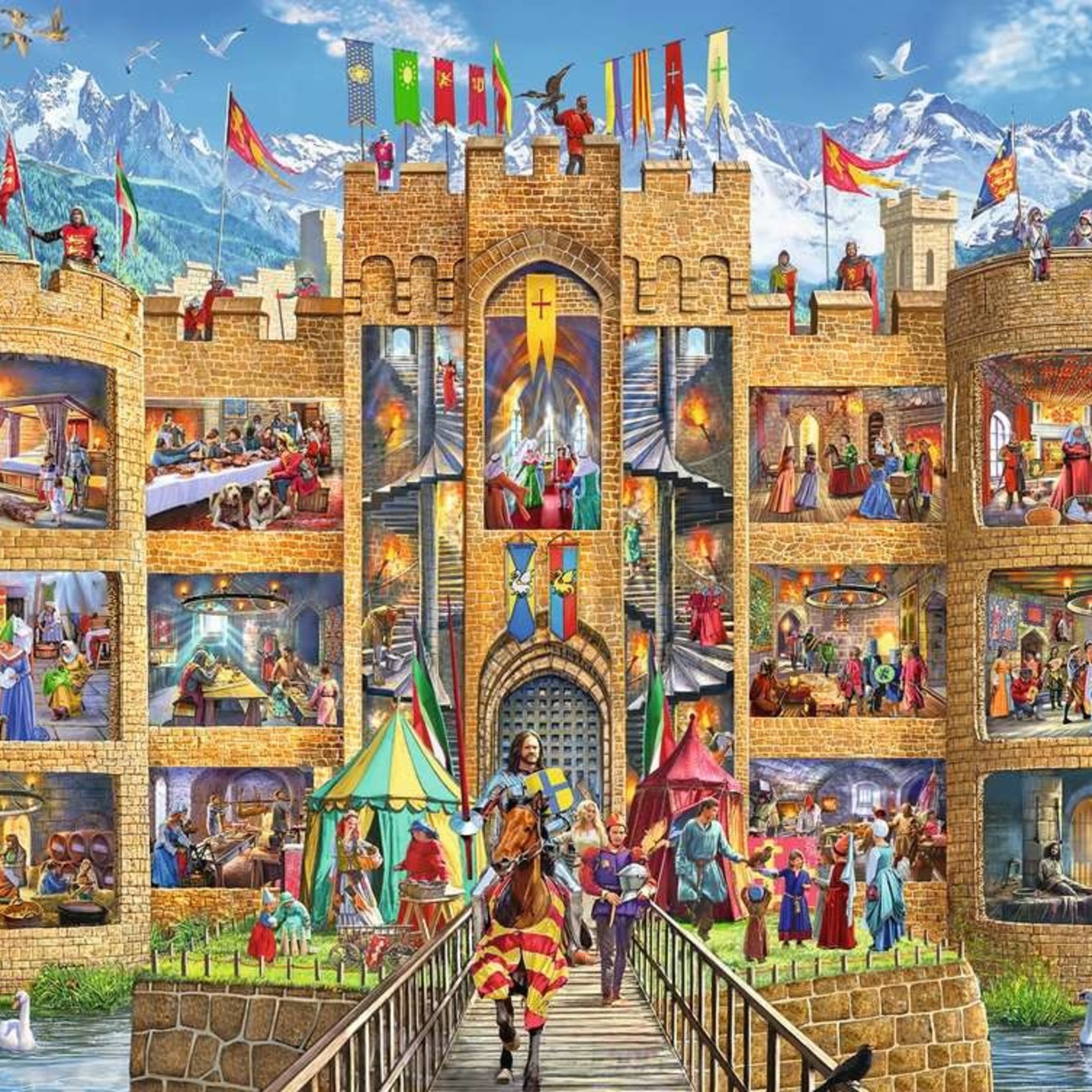 Ravensburger Ravensburger 150XXL - Bienvenue au château des chevaliers