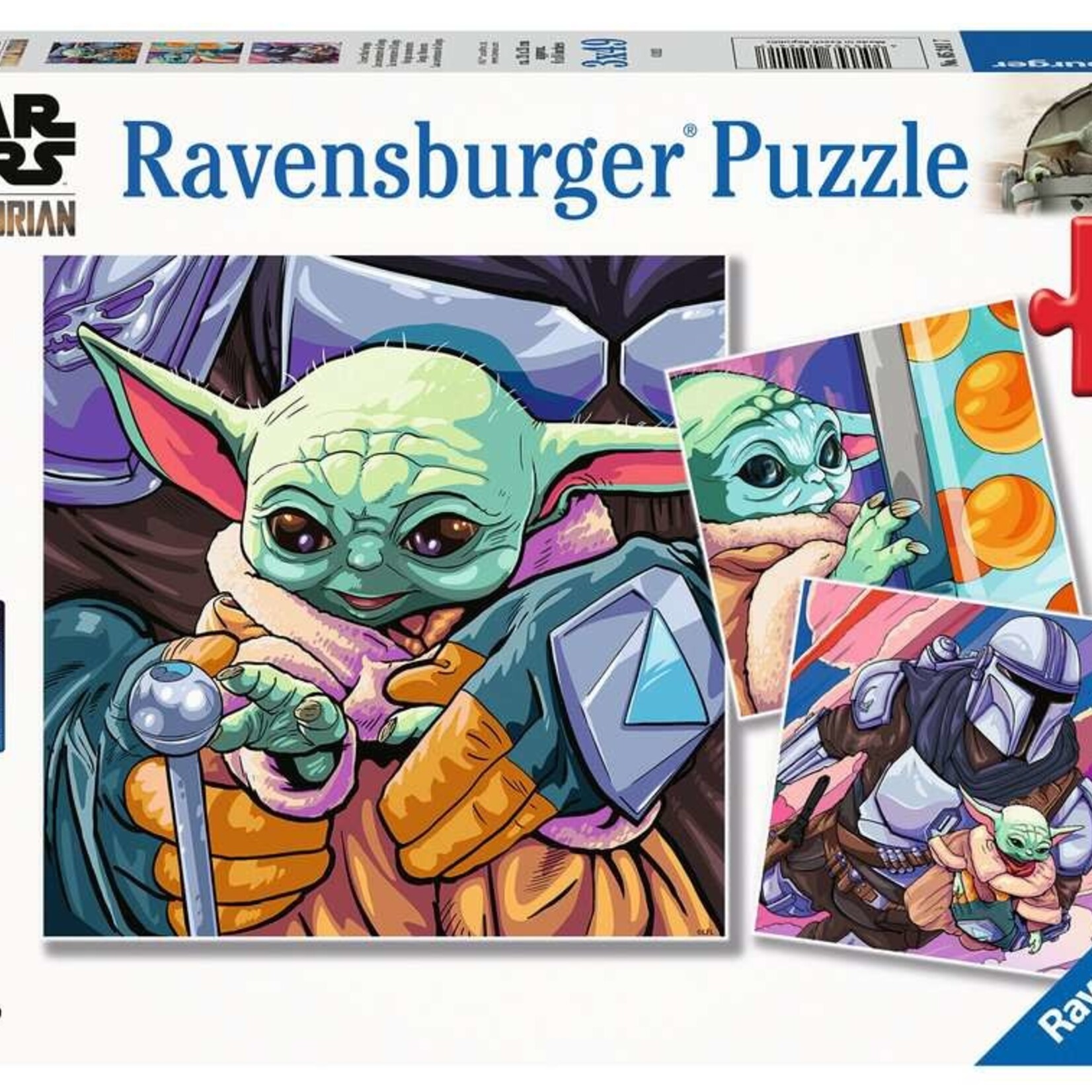 Ravensburger Ravensburger 3x49 - Star Wars : Les aventures de Grogu