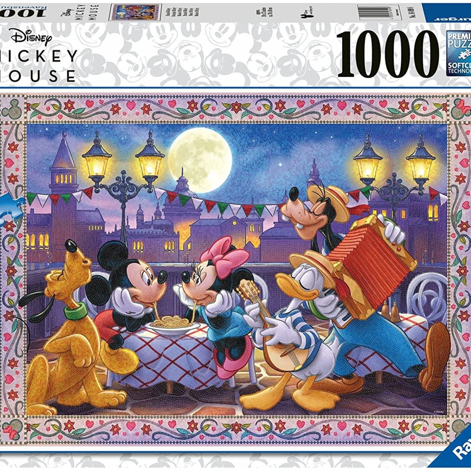 Ravensburger Ravensburger 1000 - Disney : Mosaïque Mickey et Minnie au restaurant